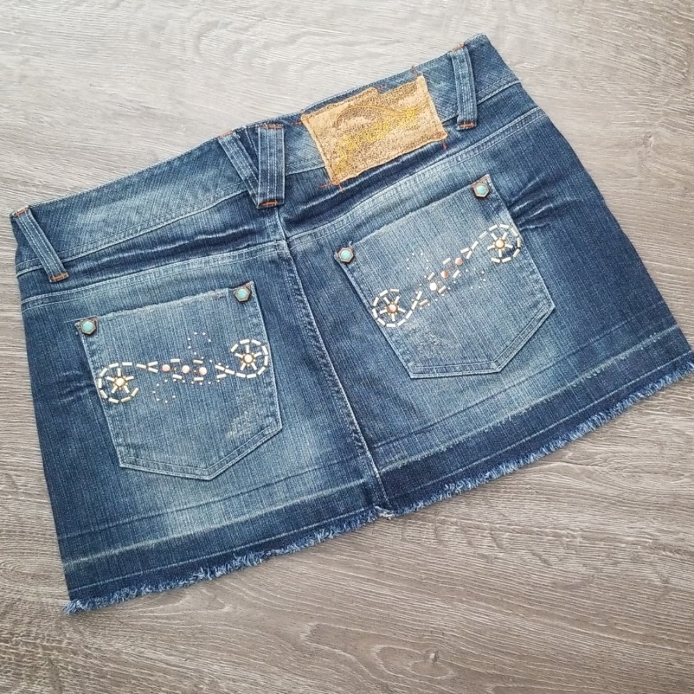 Jean Mini Skirt 🟢🟢